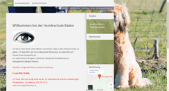 Desktop Screenshot of hundekurse-baden.ch